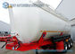 Big 60m3 3 Axles Dry Bulk Tanker Trailer Aluminum Tanker 13160*2600*4000mm