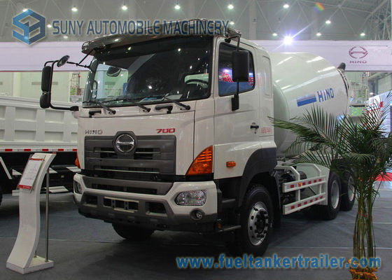 6X4 HINO 8m3 350Hp 3D Cement Mixer Truck With Hydraulic Pump