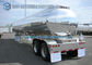 High Capacity DOT Ellipse Two Axle Oil Tank Trailer 35000L Without Painting